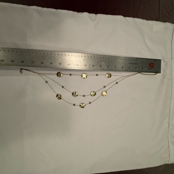 Elegant Gold Multi-Layer Necklace - Picture 4 of 5